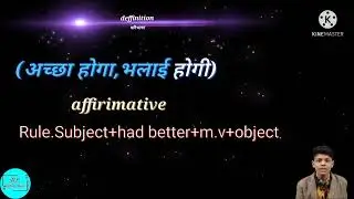 Use of had better//harshu  classes