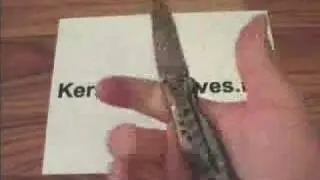 Kershaw Vapor Black Knife 1640BLK Demonstration