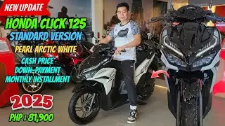 Honda Click 125 Standard Version 2025 Pearl Arctic White