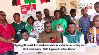 Hon. Kojo Oppong Nkrumah abandoned Asabidie because it is an NDC community 