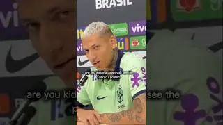 Richarlison Tired to intimate VanDijk #football #footballshorts #sports #shortvideo #highlights #fyp
