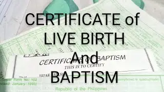 LIVE BIRTH/Baptismal certificate based on my experience philippines/2020 @Libot Tutorials