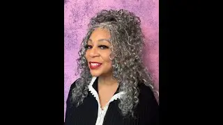 Soul Lady Wigs Salt & Pepper Boho Braid 5x5 Curly Lace Wig