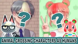 DRAWING ANIMAL CROSSING CHARACTERS AS HUMANS!