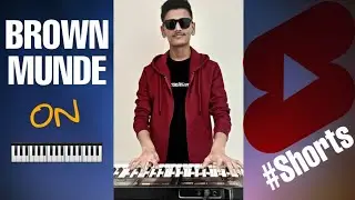 Brown Munde - Piano Cover #Shorts