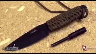 Survivor HK-106C Tactical Fixed Blade with Fire Starter Product Video