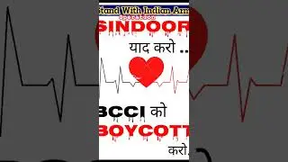 aye watan | Boycott BCCI | stand with Indian Army | @iam-singer  #iloveindia #standwithindian