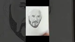 Drawing John wick 😍 Pencil Sketch Time-lapse. #shorts #youtube #art #youtubeshorts #sketch #like
