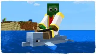 🐬 COMO MONTAR EN DELFINES EN MINECRAFT 1.13 - ACTUALIZACI&Oacute;N ACU&Aacute;TICA