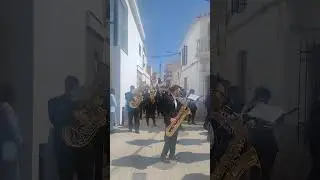#GoodFriday and the #Turre Town #Band in the #Easter #semansanta procession