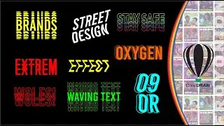 Create Attractive Text Effects Like Froyonion - CorelDraw Tutorial