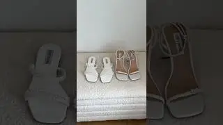 Let's  unbox my new bridal shoes! #bridalfashion #summerstyle #whiteheels