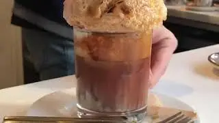 Coffee with Caramelized Sugar on Top