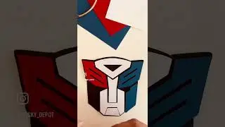 Make a transformers theme cake topper with me. #transformers #transformerstheme #caketopper