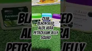 Petroleum Jelly squad for Dry Harsh Winter in 3 varieties Aloe Vera Olive black Seed