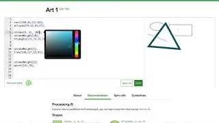 Khan Academy Javascript - Creating Art Tutorial