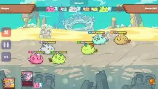 vs Nut Crack combo Beast + Navaga Aqua | Arena Gameplay | BMP | AXIE INFINITY