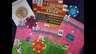 🤗🤗Fun session this time with the Cashword Extra, the new pink &pound;2 and Green Doubler scratch card 🤗🤗