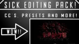 SICK EDITING PACK! [CC'S, AE PRESETS AND MORE!] | IRizingEdits