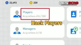 Hack - Added 450+ Players PES 2019 Mobile