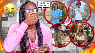 Calling The Gang and Saying I Lost My Virginity! Funny Reaction!