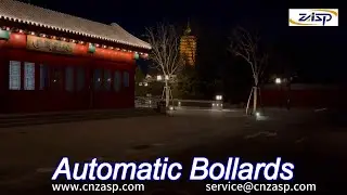 anti ram hydraulic retractable bollards with remote control