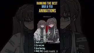 Ranking the best Mui and Yui animations #anime #demonslayer #muichiro #yuichiro #ranking