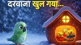 ठंड से नहीं, अकेलेपन से बचाया ❤️❄️ A Winter Story That Heals. #parrot @AniNishuLand 