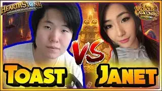 DISGUISED TOAST VS JANET ( JOAST ) - Hearthstone Funny and lucky Rng Moments
