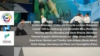 World Combat Games 2023 - Group Demo Aikido (ryotedori attacks)