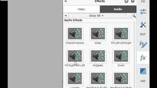 Spreading mono channel audio over stereo tracks in Premiere Elements 2023