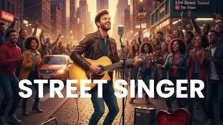 Street Singer | My Only Friend is My Guitar (Official Lyric Video) | #newyork #nyc