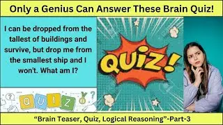 Only Genius Can Answer These, #Quiz,  #Reasoning, #GeneralKnowledge, #Trickyriddles, Challenge-3