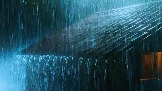 ⛈️Rain Sounds For Sleeping - 99% Instantly Fall Asleep With Rain And Thunder Sound At Night