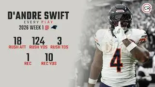 D'Andre Swift Week 1 Highlights vs Panthers | Every Play