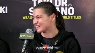 KATIE TAYLOR VS CINDY SERRANO - THE FULL POST FIGHT PRESS CONFERENCE VIDEO