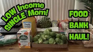 Food Bank Haul / Food Pantry Haul Bay Area California Low Income Single Mom #foodbankhaul  #freefood