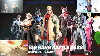 Buying Big Bang battle pass and 3 trailers #fortnite #fortnitelego