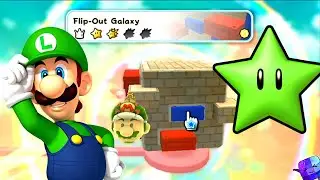 Super Mario Galaxy 2 All Green Stars 🌌 Flip-Out Galaxy 100%