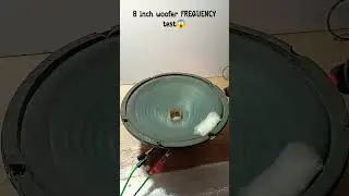 8 inch woofer test by low frequency audio 😱😱#youtubeshorts #viral #shortvideo