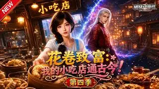 MULTISUB📢新番上线《花卷致富：我的小吃店通古今！》第4季丨小店连通古今，预制美食风靡古代，赚钱行善两不误！#最新漫剧 #破晓动漫社