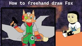 How to freehand draw Fox McCloud