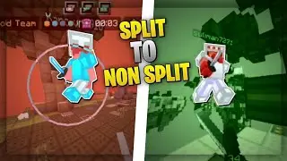 Split Control To Non Split Control Playing On Mobile In Minecraft Pocket Edition...