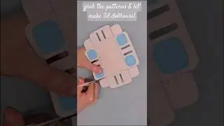 DIY Felt 3D Dollhouse