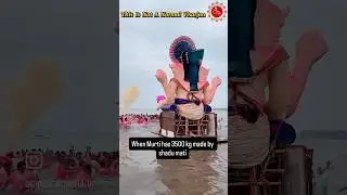 Girgaon Cha Raja Visarjan 2025 #girgaoncharaja2025 #ecofriendlyganesha #ganesh #ecofriendlyidols