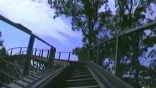 Raven Wooden Roller Coaster Front Seat POV Onride Holiday World USA