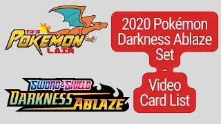 2020 Pokémon Darkness Ablaze Set Video Card List