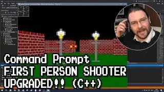 Upgraded! First Person Shooter at Command Prompt (C++)
