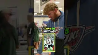 Покупка автомобиля Ohio State DUAL 1/1 Auto за 210 долларов на выставке карт 🏈 #шорты