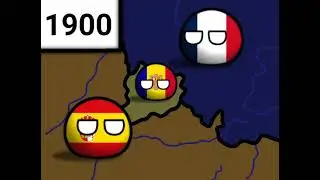 History of Andorra 1900-2022 [Countryballs]